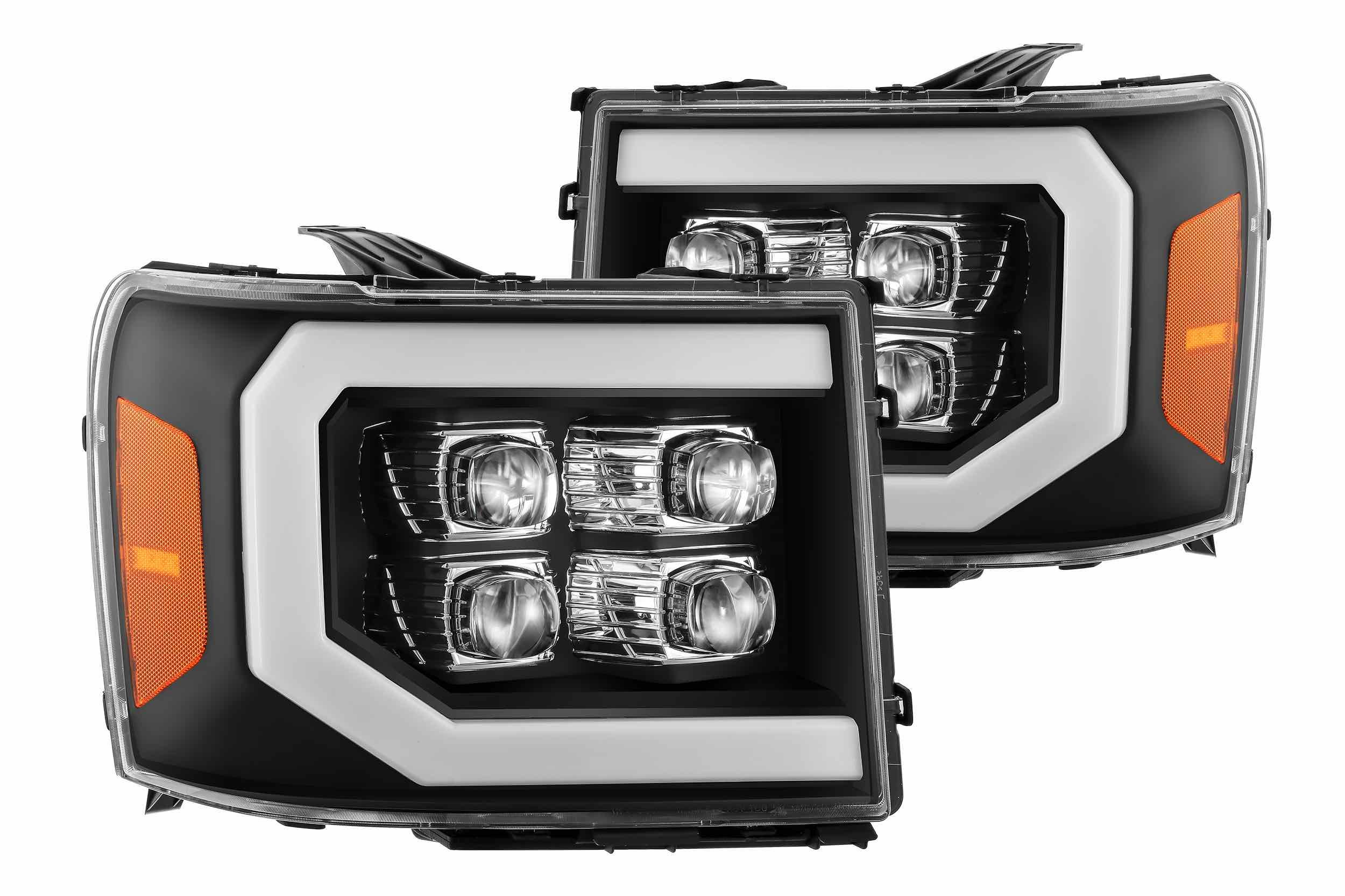 GMC Sierra (07-13): Alpharex Nova LED Headlights | HR 880607